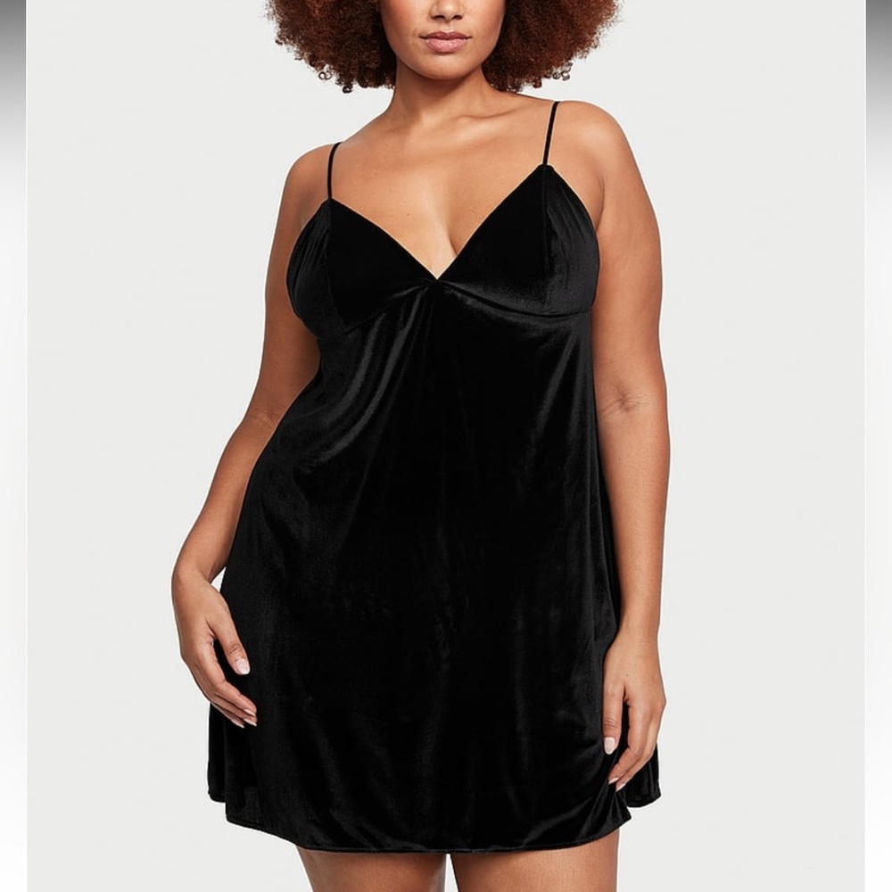 Victoria’s Secret Velvet Slip Mini Dress